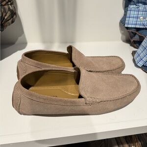 Vince Camuto Light Brown Suede Slip-Ons